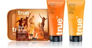 true men skin care Sun Care Beach & Fun Gift Set Protective Moisturizing Cream SPF 30 50 ml + Eye Moisturizing Cream SPF 50+ 50 ml + Beauty Case 1 pc