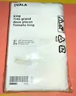 IKEA Dvala King-Size White Pillowcase - Set of 2 - AS IS