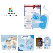 Cat Steam Brush for Shedding, Waterless Pet Shampoo & Grooming Kit, Multi-Fun...