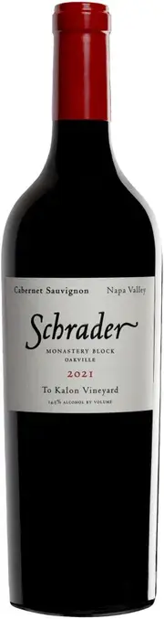Schrader Monastery Block Cabernet Sauvignon 2021 750ml