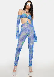 [RXCH] Blue O-Ring Bodysuit