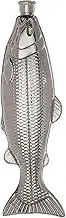 Kikkerland Fish Flask, Stainless Steel