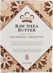 Nubian Heritage Soap Bar, Raw Shea and Myrrh, 5 Ounce