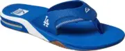 Man Reef Fanning X MLB Dodgers Flip Flop Sandal Color Blue CI4846 Brand New