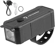 Bikes Lights for Night Riding - Rechargeable Bicycles Headlight with Horn Bikes Flashlight - Waterproof Mountain Bikes Accessories, Bikes Lights for Motorcycle