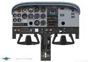 Cessna 172 Panel Print VH-LWX - Laminated Poster - A0, A1, A2 or A3 sizes.