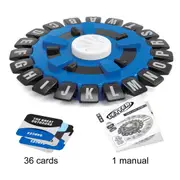 GGP 2 Pcs Blue Tapple Words Game - Fun & Interactive Letter Board Family Game - Educational Word Challenge For Kids & Adults