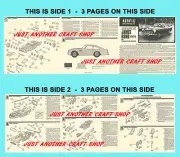 Airfix 1966 James Bond 007 Aston Martin DB5 1:24 scale Instruction Leaflet