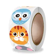 500pcs Cute Cartoon Animals Sticker for Kids Encourage Sealing Labels School Teacher Supplies Child Reward Sticker Labels