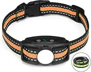 Bark Collar, NO Shock Anti Barking Dog Collars with Rechargeable Adjustable Sensitivity and Intensity Beep Vibration - No Harm Shock for Small Medium Large Dogs