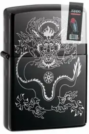 Zippo 150 dragon windproof Lighter + FLINT PACK