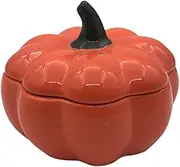 Cabilock 1 Set Pumpkin Cup French Onion Soup Bowls Soup with Handles Porcelain Food Holder Bar Accessories Ceramic Soup Pot Pasta Pumpkin Shaped Bowl Ceramics Candy Jar Cosmetic
