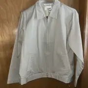 LL BEAN REG WEEKEND WOMENS CHINO JACKET SIZE REG 16 NWT (B54)