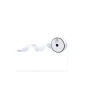 Hobby Lobby White Double Ruffle Ribbon - 1 1/2"