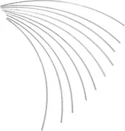 VICASKY Fretboard Fret Wires 10pcs 200mm Guitar Supplies Electric Guitar Fret Wire Replacement