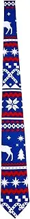 [KESYOO] 1 Pc christmas tie xmas necktie festival christmas mens ties men christmas bow tie Christmas Printing Tie christmas costume accessories snowflake necktie girl cloth boy necklace