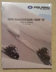 OEM Polaris 2009 RANGER RZR/RZR "S" service manual, NOS, 9921883
