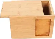 LIGHTAOTAO Pet Cinerary Box for Small Pets Durable Bamboo Cremation Ash Container Stylish Memorial Urn for Dogs and Cats Convenient Portable Design Comfort Present
