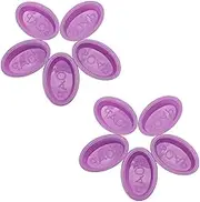 PLAFOPE 25 Pcs Soap Mold Silcone Molds DIY Cookie Baking Mold Soap Moulds for Soap Making Soap Making Molds Fondant Molds Fudge Molds Cakesicles Mold Candy Making Molds Purple