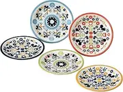 maebata 52875 Disney Small Plates, Set of 5, Mickey Mouse Tableware Set, Present, Gift