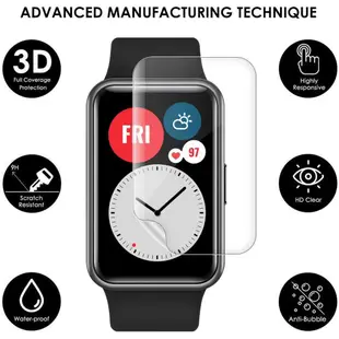 森尼3C-於華為watch Fit/華為榮耀ES 智能手錶膜保護膜 保護貼 高清手錶貼 華為手錶配件-品質保證