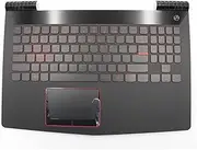 New Compatible for Lenovo Legion Y520-15IKBM Palmrest Touchpad Cover Keyboard US Black Y520 with Backlit