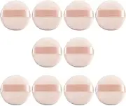 [MUSISALY] Super Supple Makeup 10pcs Dry Puff for Makeup Application for Beauty Salons and Home Use Comfortable and Safe for Skin