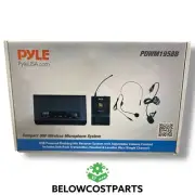Pyle PDWM1958B UHF Wireless Lavalier & Headset Microphone System – NEW USB Power