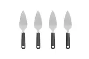 4x Mastercraft 26cm Soft Grip Nylon Stainless Steel Cake Pastry Slicer Cutter