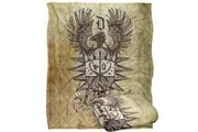 Fantastic Beasts Crest Dumbledore Blanket (Multicoloured) (One Size)