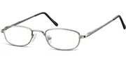 Montana Readers MR63A MR63A Men's Glasses Silver Size +1.00 - Private Health Rebate - Blue Light Block Available