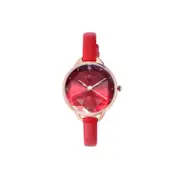21.5cm 12017# Water Cut Surface Ladies Belt Watch Creative Retro Fashion Female Watch Simple Quartz Watch