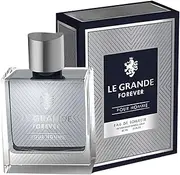 Le Grande Forever 100ml/3.4oz Men's Cologne - Saffron/Vetiver & Royal Patchouli Essence | 24H Timeless Fragrance for Opera Premieres, Anniversary Banquets & Black-Tie Affairs | Gilded Glass Bottle with Onyx Accents (Eternal Sophistication)
