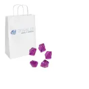 1lb Bag Fuchsia Ice Rocks Table Scatter Wedding Special Occasion Party Vase