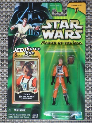 Vintage Star Wars Luke Skywalker action figure 3.75" Power of the Jedi MOC