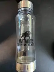 JACK LINKS MATADOR BEEF JERKY WATER BOTTLE HARD PLASTIC FRITO LAY NEW