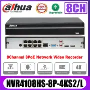 Dahua Original NVR4108HS-8P-4KS2/L 8 Channel 8CH 4K 8PoE Network Video Recorder