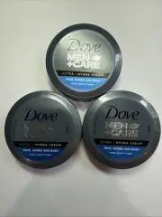 Dove - MEN+CARE - Ultra Hydra Cream Face Hands Body - 2.53 Oz - 3 Pack