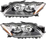 2pcs A Pair Compatible For Mazda CX-7 CX7 2007-2014 Front Bumper Headlight Headlamp Head Light Head Lamp(1Pair halogen)