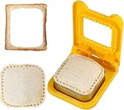 Sandwich Making Mould Children Sandwich Cutters and Sealer Sandwich Decruster Press Mold Stainless Steel Sandwich Crimpers, Pies Hamburgers Square Sandwich Shape Cutters for Making Sandwiches