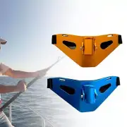 Fishing Fighting Waist Belt Belt Strap Aluminum Alloy Waist Rod Pole Holder
