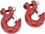 POENVFPO 2PCS RC Tow Hook,RC Simulation Climbing Car Zinc Alloy Trailer Tow Hook for 1:10 Axial SCX10 for D90 for Redcat
