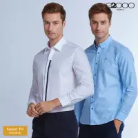 在飛比找momo購物網優惠-【G2000】純棉處理設計款長袖襯衫(5款可選)