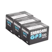 3X Shanghai 135/36 35mm Black & White GP3 Film DIN ISO 100 B&W Freshest