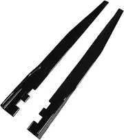 Compatible for Audi A1 S1 8X Side Skirts Extension Rocker Panels Lip Splitters A1 S1 FSI TFSI TDI 2/4 Door 2010-2018 Bodykits Tuning(Gloss Black Unpaint)