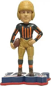 Chicago Bears George Halas Player Bobblehead, Limited Edition Collectible, Officially Licensed NFL Hall of Famer Figure, Colored Base