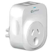 Mains Power Adaptor with 2 x USB A Charging Sockets