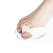6 Pair Foot Care Tool Silicone Thumb Toe Dual Ring Separators Spacer Straightener