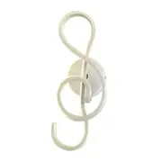 22W Personality Note Shape Home Interior Corridor Aisle Decorative Wall Lamp Temperature:White Light(White)