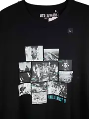 Final Fantasy VII FF7 x Uniqlo UT T-shirt (black). Cloud Sephiroth - size L
